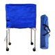 thumbnail image 2 of Carro rodante para pelotas deportivas con bolsa, carro plegable para guardar pelotas de gimnasio, recogedor de pelotas para Azul, 2 of 8
