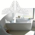 thumbnail image 2 of 2pcs Shower Splash Guard, Self-Adhesive Transparent Stone Pattern Shower Corner Water Guard, Tub Splash Guards To Keep Water In Shower, Acrylic Clear Bath Splash Guard For Bathtub, 2 of 4