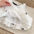 thumbnail image 4 of 2025 nuevo chaleco de verano para niñas, Top con lazo de hada bonita, ropa para niños, camiseta sin mangas con lazo bordado para pantalones cortos opcionales para niños, 4 of 6