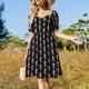 thumbnail image 4 of Cabina telefónica en el Reino Unido Inglaterra Vestido de manga corta Vestido para mujer Vestido largo mujer verano, 4 of 7