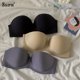 thumbnail image 2 of Mujeres Sexy Sujetador sin tirantes Invisible Push Up Bras Ropa interior Sin costuras Sólido Sin correas Bralette Lencería Tan Jianjun unisex, 2 of 2