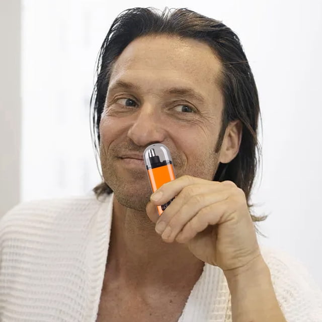 REK Tondeuse pour Poils du Nez Rasage Ciseaux pour Poils du Nez Poils du Nez pour Hommes Affichage Numérique Tondeuse pour Poils du Nez Rasage Poils du Nez Portable