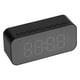 thumbnail image 4 of Reloj despertador digital Nikou portátil Bluetooth pantalla LED color negro, 4 of 15