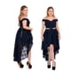 thumbnail image 2 of Vestido de encaje asimétrico ideal para fiestas, galas, graduaciones, bodas, 2 of 3