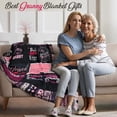 thumbnail image 3 of Best Granny Blanket Gifts for Grandma from Grandchildren Granny Gifts from Grandaughter Grandson | Best Granny Ever Throw Blanket, Mothers dasy Birthday for Granny 50\u201d X 60\u201d, 3 of 6