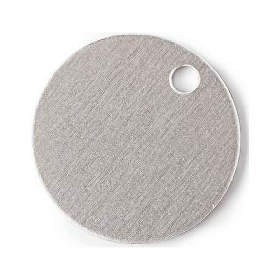RMP Stamping Blanks, 1" Round w /hole, Aluminum .063" (14 Ga.) (50 pack)