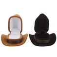 thumbnail image 1 of GOOHOCHY Caja de almacenamiento de un solo anillo, caja de almacenamiento de anillo y sombrero, soporte de anillo decorativo para Festival, 2 uds., 1 of 7