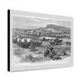 thumbnail image 1 of Canvas Print: Railroad Building On The Great Plains, 1875, 1 of 3