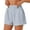 Light Blue, variant on Athletic Shorts for Women Summer Elastic High Waist Workout Exercise Running Gym Shorts with Pockets