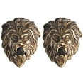thumbnail image 1 of 2pcs Lion Head Buttons Vintage Antique Pants Button Fastener for Clothes Craft DIY, 1 of 7