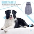 thumbnail image 3 of Camisa para cachorros Greeniant suéteres para mascotas ropa transpirable Gris S, 3 of 6