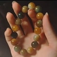 thumbnail image 3 of Dunhuang Bodhi Root Buddha Bead Bracelet Wenwan Style Rosary Natural Prayer Beads Handcrafted Meditation Spiritual Gift, 3 of 4