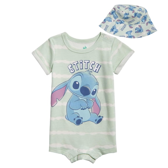 Set de mameluco y sombrero Disney Lilo & Stitch para bebés