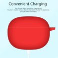 thumbnail image 3 of Cubierta de auriculares Estuche de silicona suave para auriculares Anti-perdida con accesorios de hebilla para Xiaomi Buds 3 JShteea  Nuevo, 3 of 6