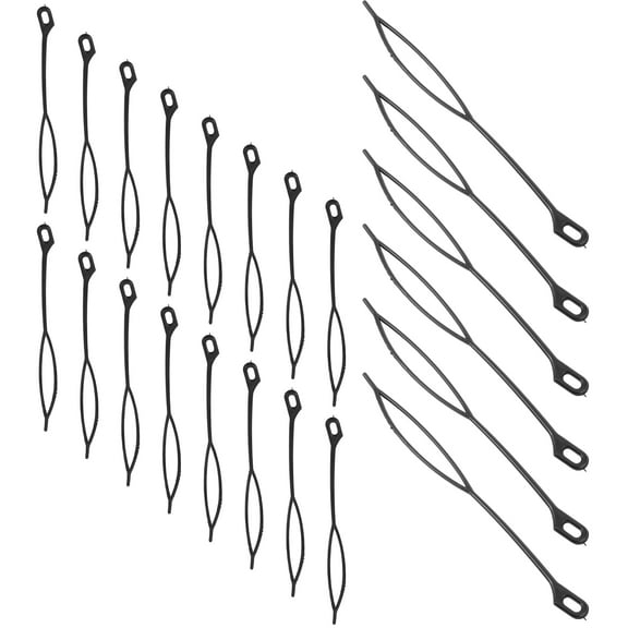 HOOWIFFY Sturdy Plastic Dreadlocks Crochet Needle Set for Knitting Portable 30Pcs