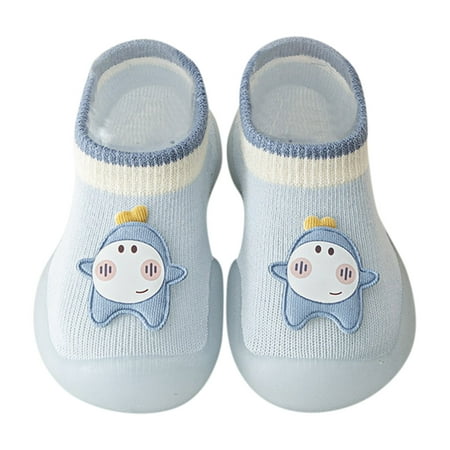 

Toddler Kids Baby Boys Girls Shoes First Walkers Cute Cartoon Antislip Wearproof Socks Shoes Crib Shoes Prewalker Toddler Shoes for Boys
