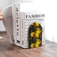 thumbnail image 6 of Sikiie Cactus Flowers Bookends 1 Pair, Wood Bookends for Shelves, Book Ends for Shelves, Book Shelf Holder for Home Office, 6 of 7