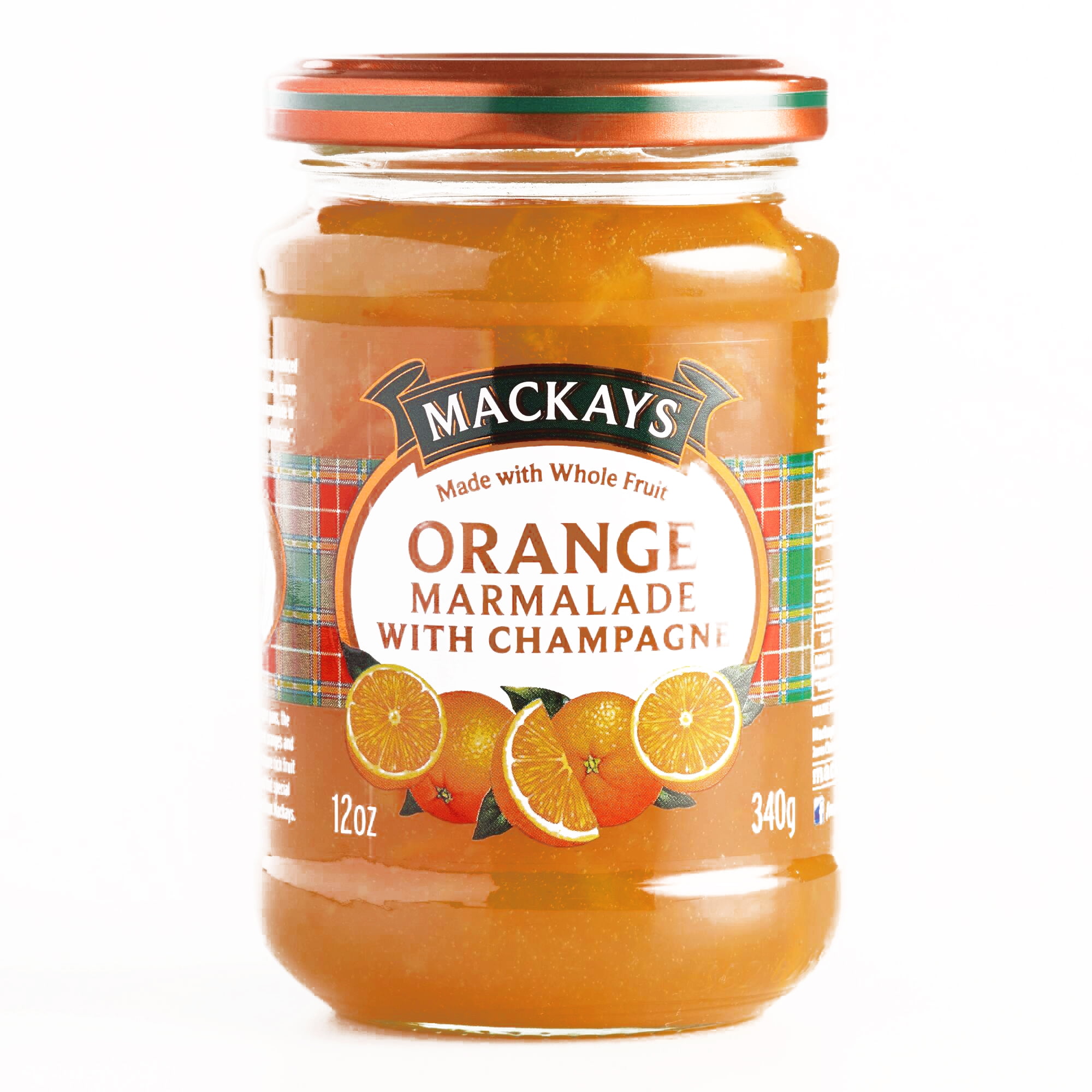 MacKays Orange Marmalade with Champagne 12 oz each (6 Items Per Order