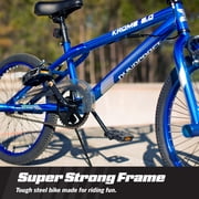 Dynacraft Krome Boys 20 BMX Bike, Ages 7-14, Blue