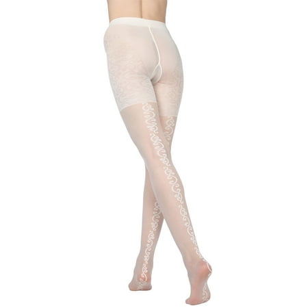 

Levante Women s Ardor 20 Denier Sheer Baroque Backseam Pantyhose - Womens - Female