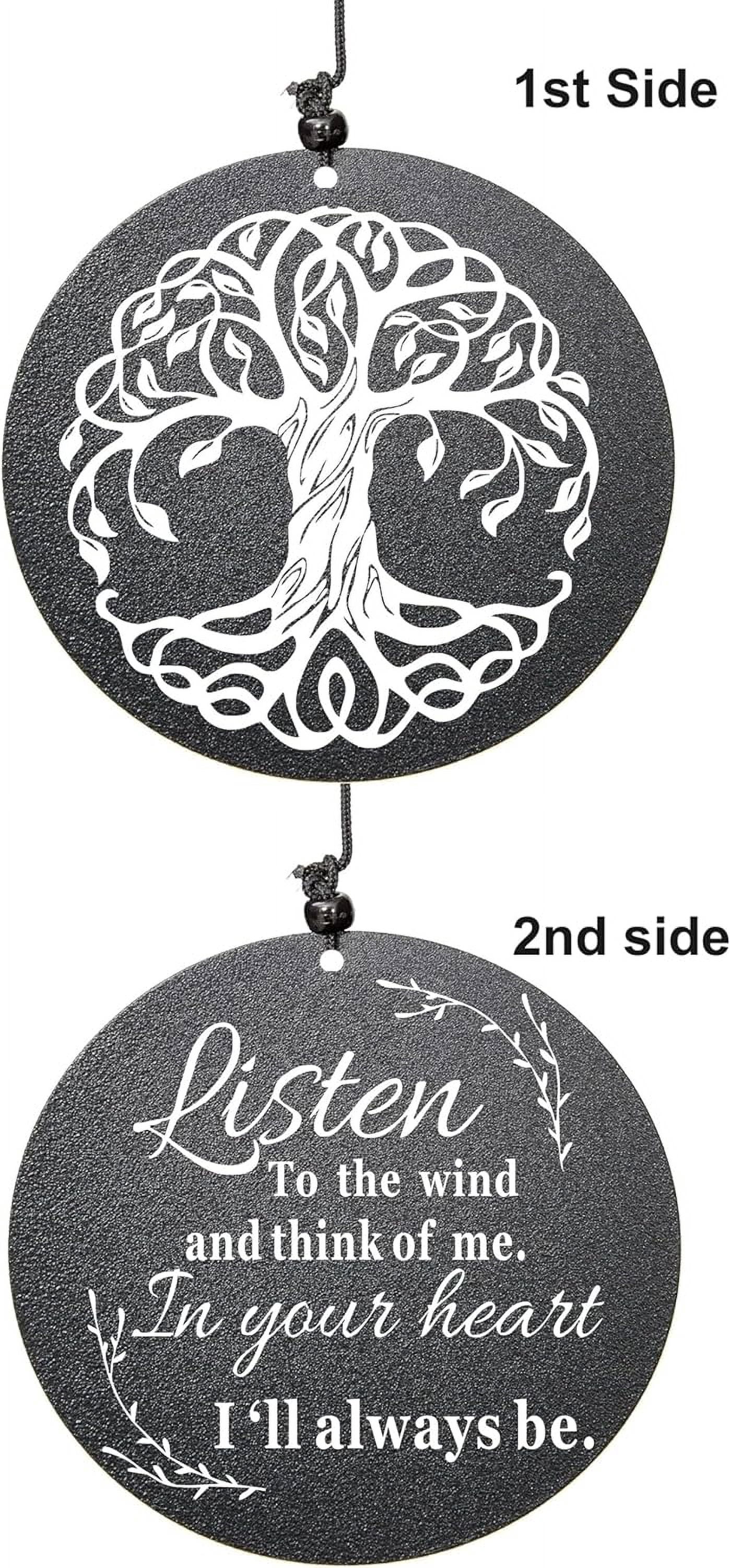 Sympathy Wind Chimes for Loss of Loved One, 40 Inch Memorial Windchimes for Lost Father Mother Friends, Remembrance Bereavement Gift