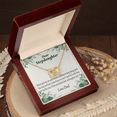 thumbnail image 6 of To My Stepdaughter Keep Your Dreams Alive From Dad Inseparable Necklace, 6 of 20