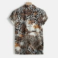 thumbnail image 3 of TIHLMK Mens Tshirts Men Summer Fashion Shirts Casual Striped Shirts Short-Sleeve Top Blouse, 3 of 8