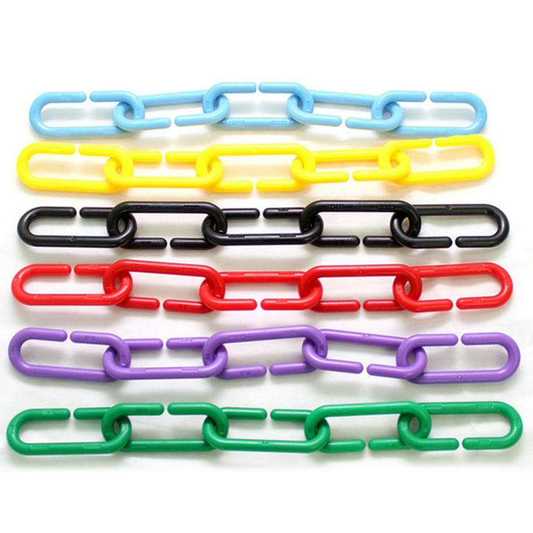 400pcs Geometric Interlocking Buckle Colorful Plastic Clips Hooks Chain  Links Kids Educational Toy 