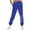 Blue, variant on CLOISE Womens Jogger Sweatpants Baggy Fleece Joggers Comfort Pull on Low Rise Elastic Bottom Pants Blue Gym Elastic Waist Drawstring Print Sweatpants with Pockets Fashion Classic Long Pants XL