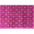 thumbnail image 1 of Ahgly Company Indoor Rectangle Abstract Pink Contemporary Area Rugs, 7' x 9', 1 of 4