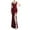 Wine, variant on Womens Sweetheart Neck Party Dress Elegant Solid Sleeveless Weeding Guest Dresses Ladies Slimming High Side Split Evening Dresses Cocktail Maxi Dress