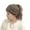 Coffee, variant on Babysbule Hats for Women Winter And Winter Knitted Headband Horsetail Hat Wool Headband Pullover Hat
