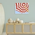 thumbnail image 3 of Stupell Industries Red & White Umbrella Coastal Painting White Framed Art Print Wall Art, 30 x 24, 3 of 10