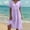 Purple, variant on Blmnix Women's Dresses Fit & Flare Vacation Dress Beach Dress Dresses Cocktail-Length Short Sleeve V-Neck Women's Casual Dresses,XXXL