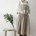 thumbnail image 2 of Delantal Chef, Delantal de Japonés, Delantal de Cocina con Babero para Mujer, Delantal de Suave Beige perfecl Delantal de cocina casera, 2 of 8