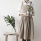 thumbnail image 2 of Delantal Chef, Delantal de Japonés, Delantal de Cocina con Babero para Mujer, Delantal de Suave Beige perfecl Delantal de cocina casera, 2 of 8