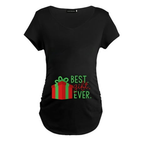 When's Christmas 2019 KABOER 2019 New Pregnant Woman Christmas Mama Best Gift Ever Letter Printed Maternity T Shirts Casual Short Sleeve Pregnant Mother T-Shirt Premama Wear Tops ()