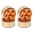 thumbnail image 4 of RC Vehicle Tires Hubs, High Wear Resistance Durable Beadlock Wheel Hubs With Combiners For Hard Roads Orange, 4 of 8