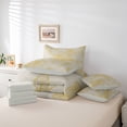 thumbnail image 6 of Homewish Cute Rustic Flower 7-Piece Twin Bedding Sets,Country Botanical Bedding Comforter Set,Yellow Gray Sheet Sets For Girls Kids,Breathable Home Decor Reversible, 6 of 8