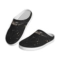 thumbnail image 2 of Yiaed Abstract Starry Sky Moon Print Slippers Fuzzy Warm Cozy Slippers Non Slip House Slippers For Indoor Outdoor Slippers House Slippers-11, 2 of 7