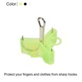 thumbnail image 6 of Uxcell Plastic Fishing Hook Bonnets Treble Hook Covers Fit for 9,10, Fluorescent Yellow 50 Pack, 6 of 6