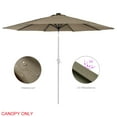 thumbnail image 3 of Patio Umbrella Cover Replacement Top Canopy for 9ft 8 Ribs, TAN (Canopy only), 3 of 6
