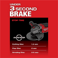 thumbnail image 4 of Milwaukee 2980-22 M18 FUEL 4-1/2"-6" NoLock Braking Grinder w/ Paddle Switch, 4 of 10