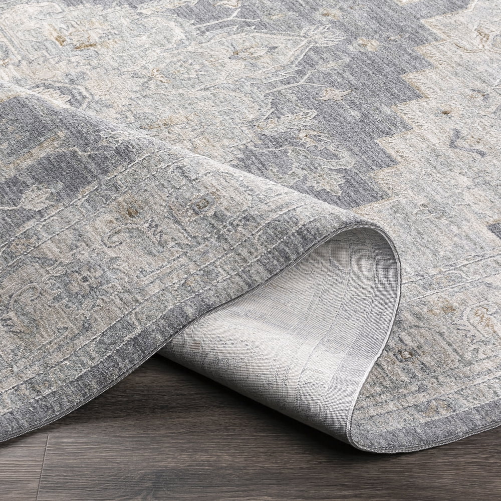 Livabliss Area Rugs for Living Room, 3x7 Avant Garde Traditional Blue Runner Rug, Bedroom Dining Room Home Decor Stain Resistant Carpet (2'7" x 7'3" Runner)