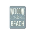 thumbnail image 2 of Welcome Beach Novelty Sign, Metal Wall Decor - 10x14 inches, 2 of 4