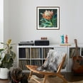 thumbnail image 4 of Art.com Deep Protea Crop Art Print by Danhui Nai, Brown Frame Wall Art, 29" x 29", 4 of 5