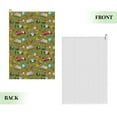 thumbnail image 2 of Kdxio Transportation Prints Pattern Golf Towel (24" X 16") with Carabiner Clip - The Convenient Golf Cleaning Towel, 2 of 8