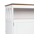 thumbnail image 6 of Flash Furniture Mayfield Classic Buffet and Sideboard with Storage White/Walnut (NANB23108WHWAL), 6 of 9