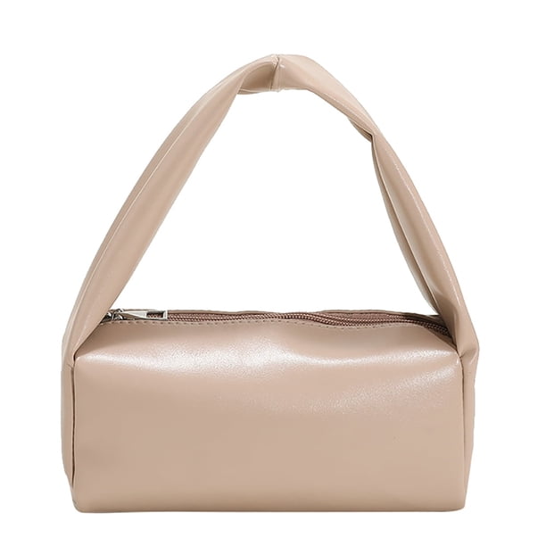 Bolso de embrague de cuero de PU Color sólido Señoras Bolsos de cilindro femenino Teléfono de mano pequeño