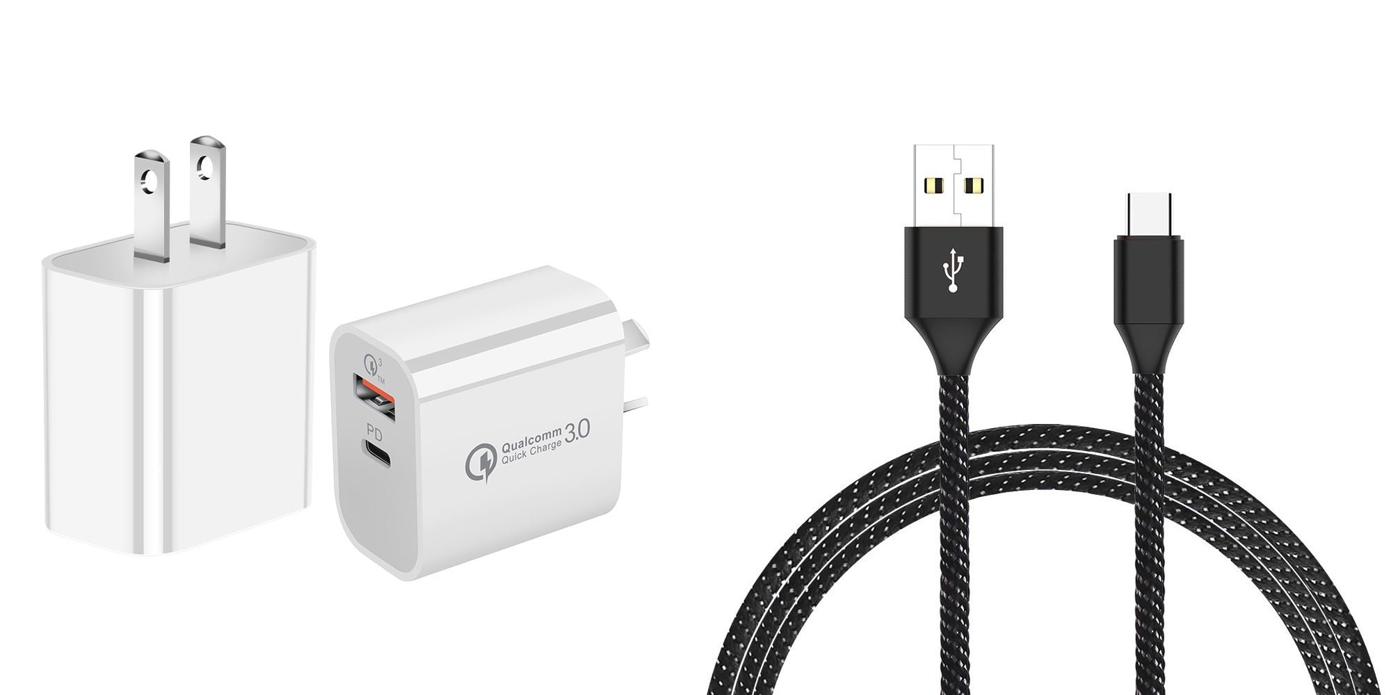 Multi Quick USB Charging Cable,Mystic Hand 2 in1 Fast Charger Cord Connector High Speed Durable Charging Cord Compatible with iPhone/Tablets/Samsung Galaxy/iPad and More 